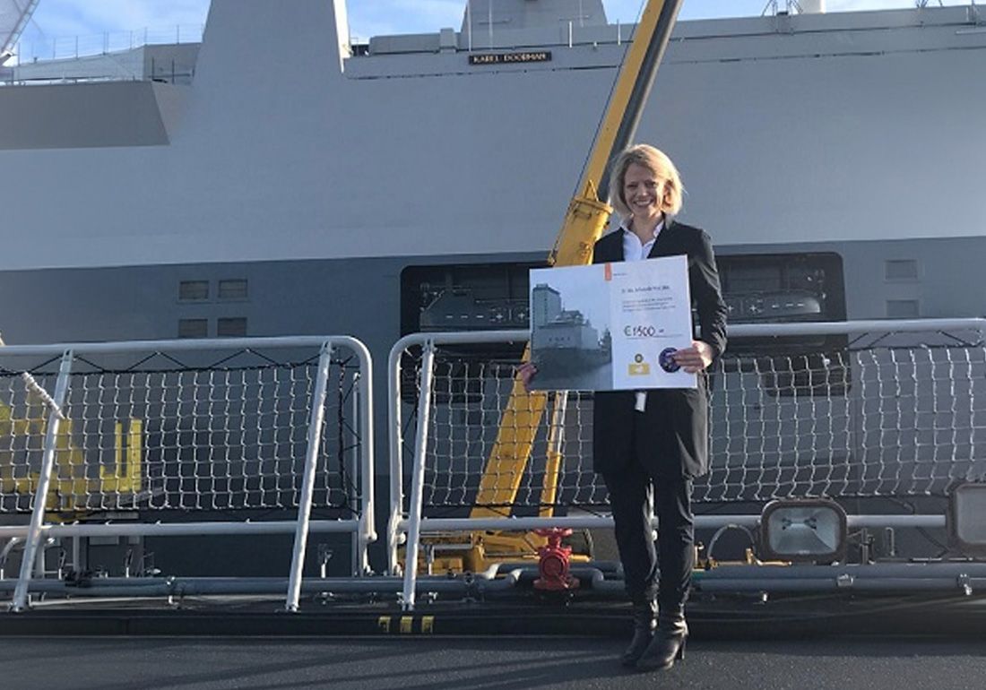 Karel Doorman Fonds nieuws header Maar liefst 1500 euro ingezameld door bemanning marineschip